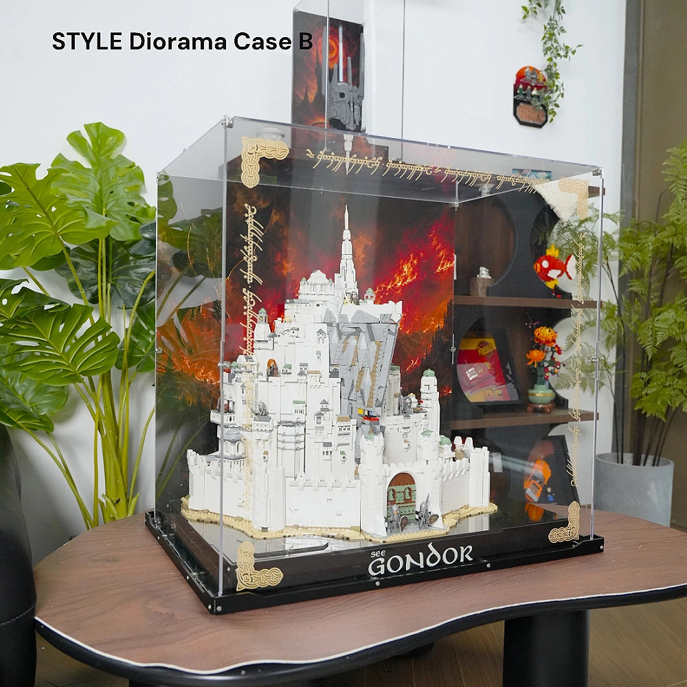 Acrylic Display Case for LEGO® The Lord of the Rings: Minas Tirith (11377)