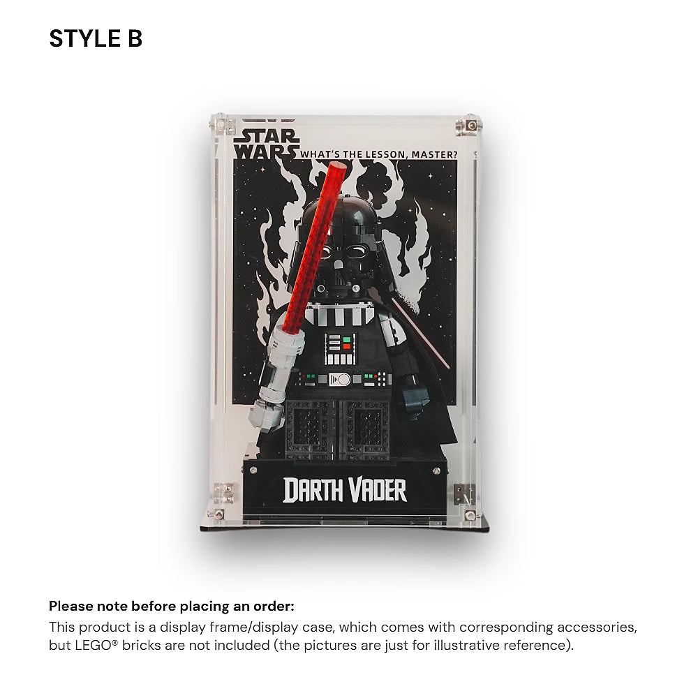 Acrylic Display Case for LEGO® Up-Scaled Darth Vader™ Minifigure (75461)