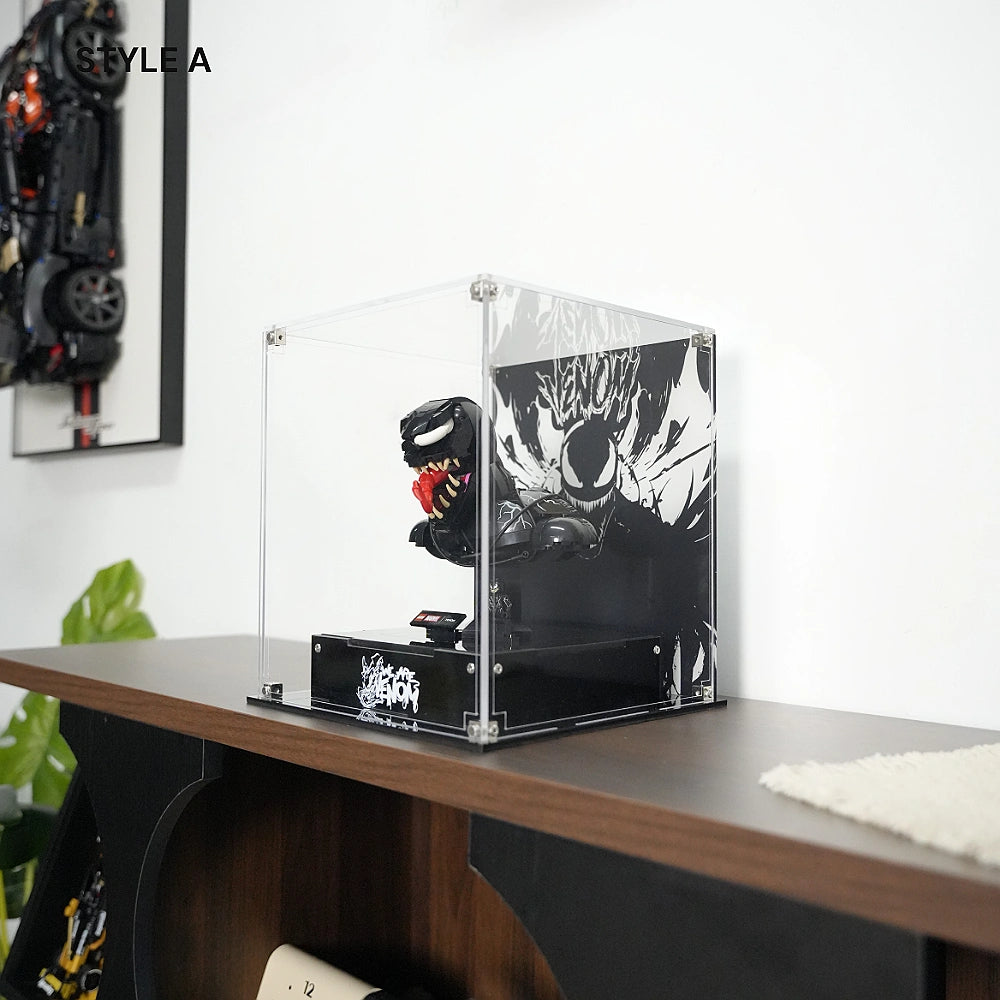 Acrylic Display Case for LEGO® Venom Bust (76356)
