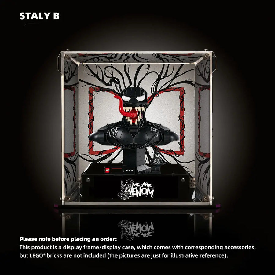 Acrylic Display Case for LEGO® Venom Bust (76356)