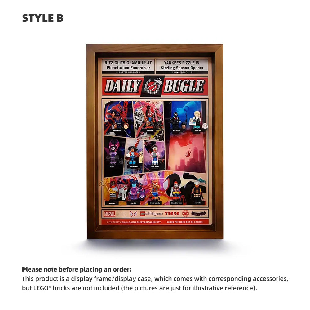 LEGO Display Case for Spider-Man: Across The Spider-Verse Minifigures Plus (71050)