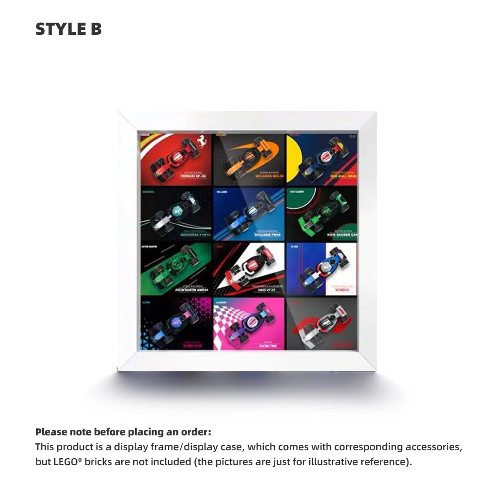 LEGO F1 Display Case for Collectible Race Cars Plus (71049)