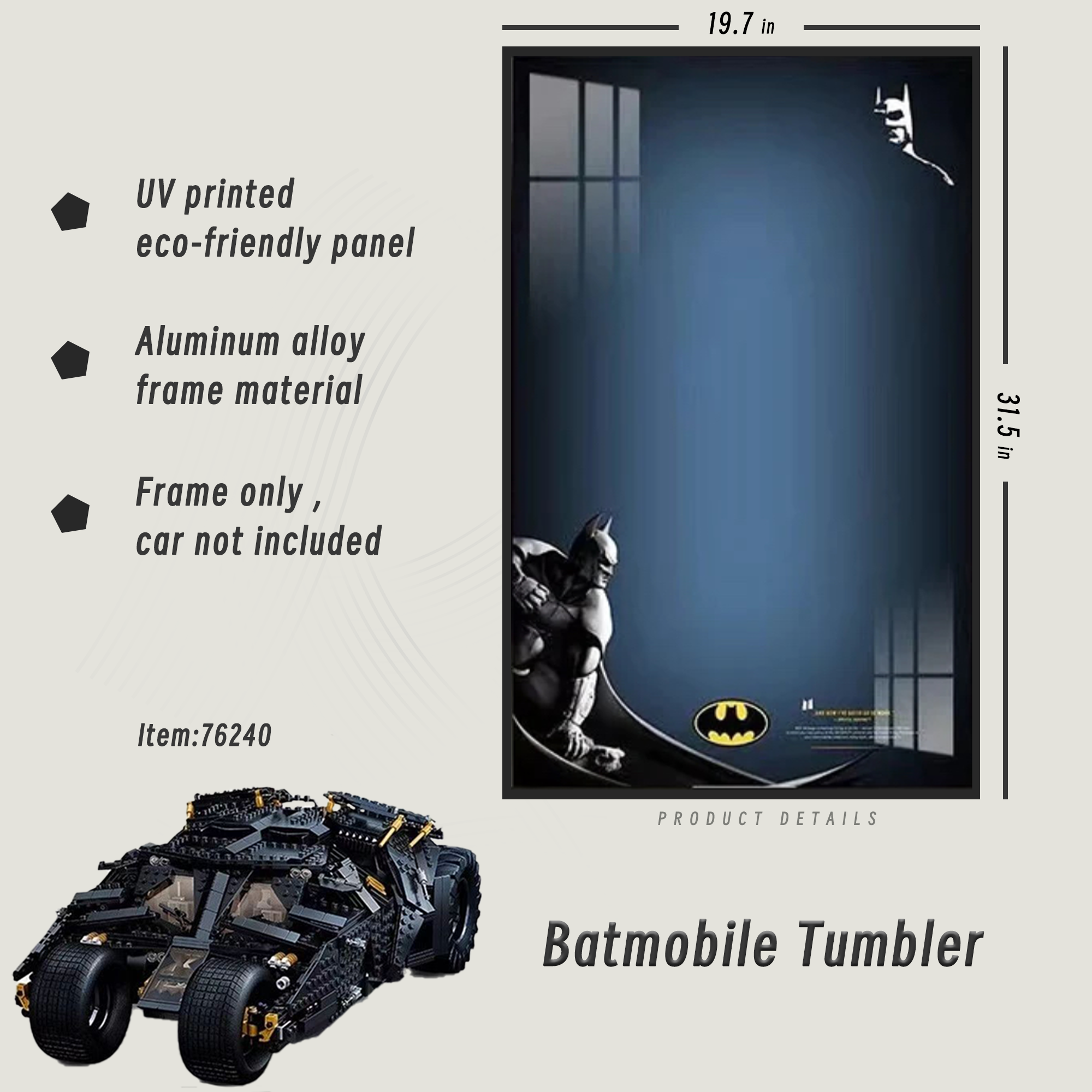 Display Frame for  Batmobile™ Tumbler