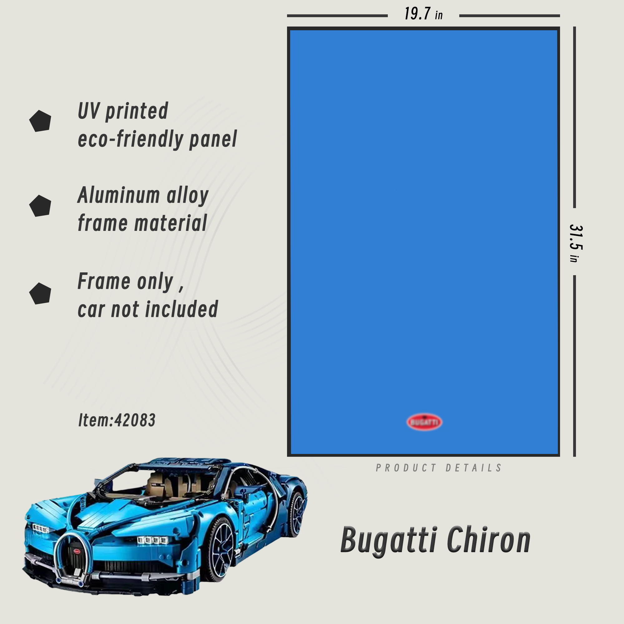 Display Frame for Bugatti Chiron