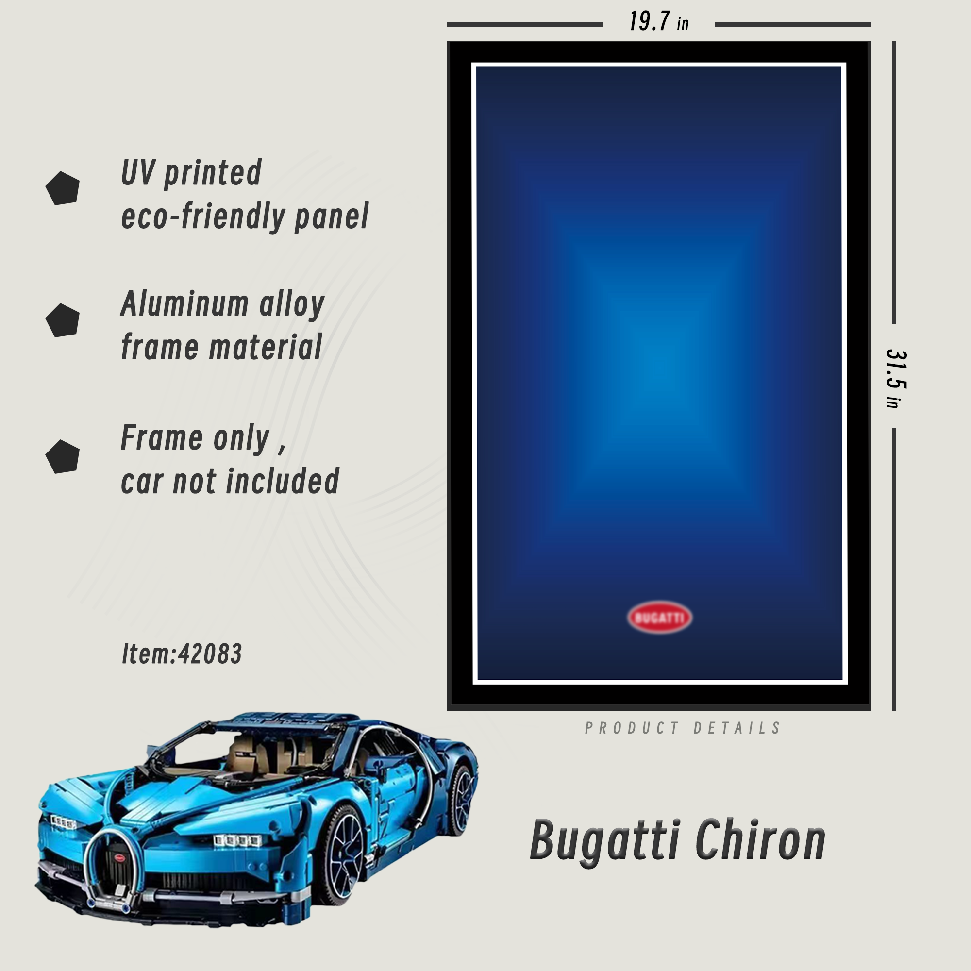 Display Frame for Bugatti Chiron