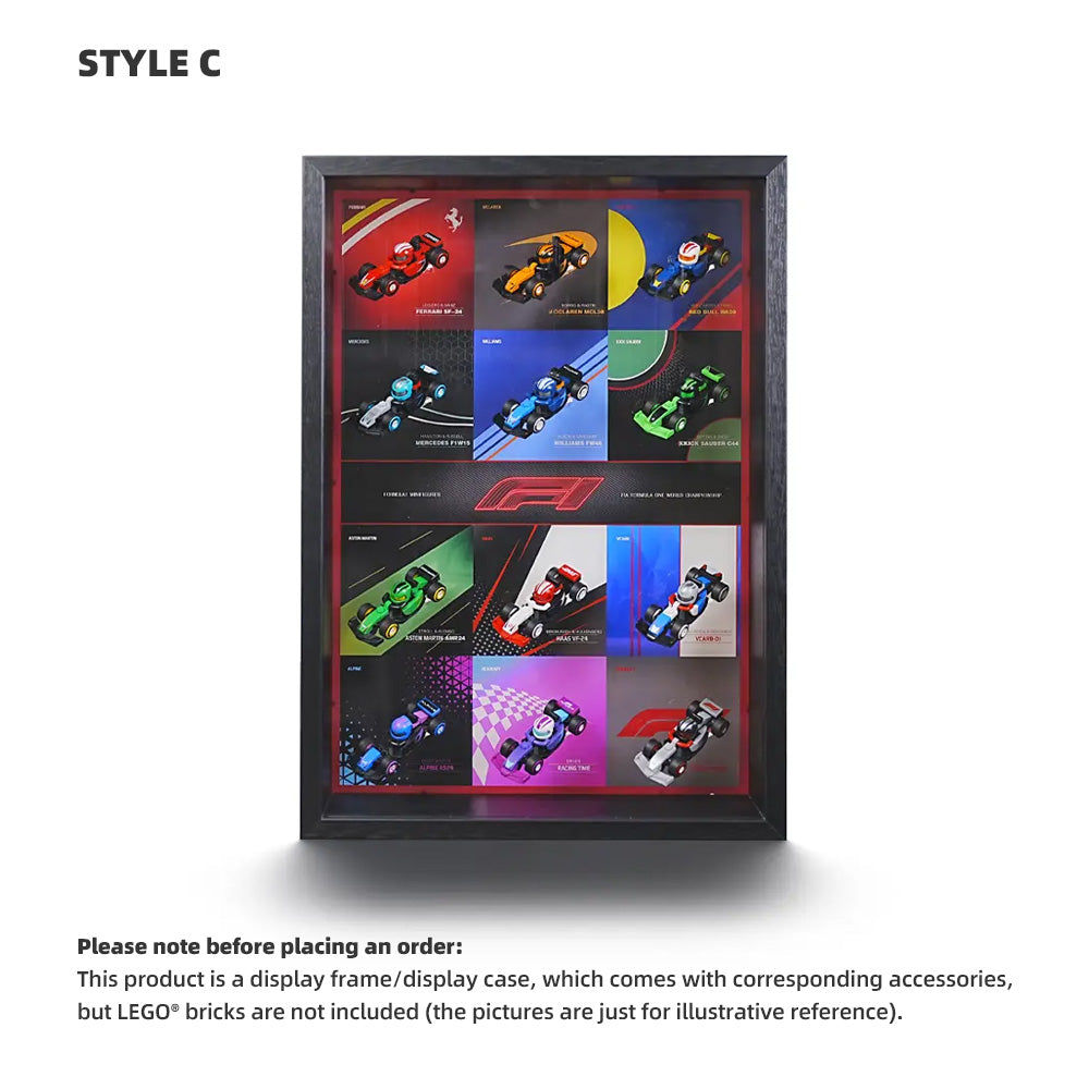 LEGO F1 Display Case for Collectible Race Cars Plus (71049)