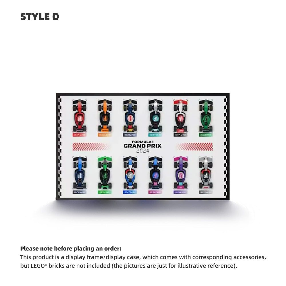 LEGO F1 Display Case for Collectible Race Cars Plus (71049)
