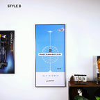 Wall Display Frame for LEGO® Douglas DC-3 PAN AM Airliner (11378)