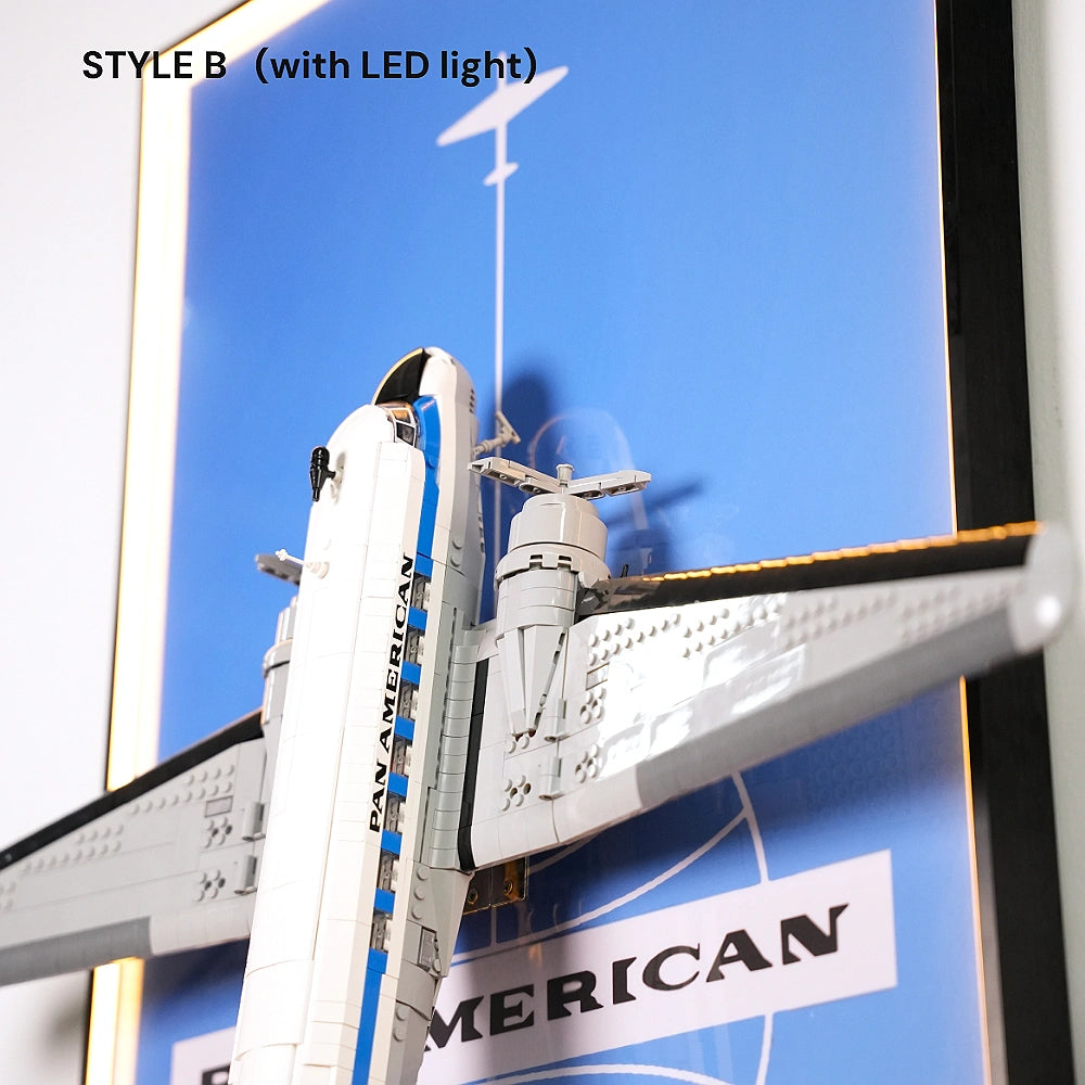 Wall Display Frame for LEGO® Douglas DC-3 PAN AM Airliner (11378)