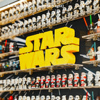 Dust Proof Wall mounted Display Case for LEGO® Star Wars™ Logo & Minifigure