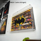 Dust Proof Wall mounted Display Case for LEGO® Batman Logo & Minifigure