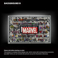 Dust Proof Wall mounted Display Case for LEGO® Marvel Logo & Minifigure