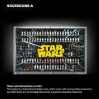 Dust Proof Wall mounted Display Case for LEGO® Star Wars™ Logo & Minifigure
