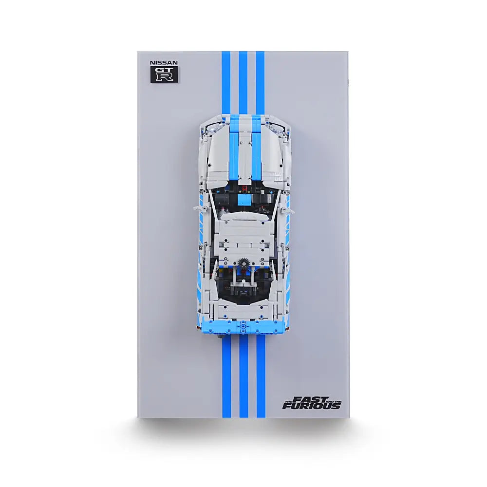 Cadre d'exposition LEGO™ Technic™ présenté dans un style flottant