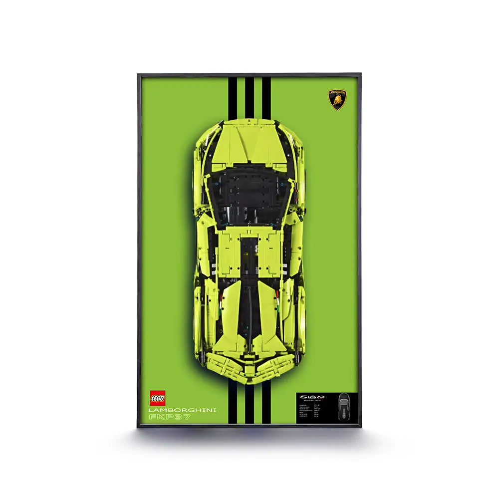 Auto-Wandhalterungsrahmen für LEGO™ Lamborghini Sián FKP 37（42115）