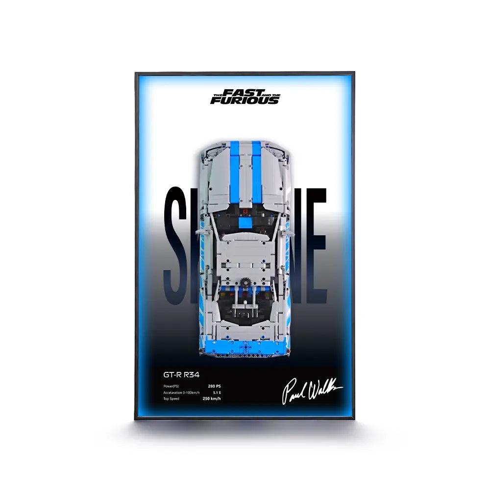LEGO™ Frame for 2 Fast 2 Furious Nissan Skyline GT-R R34 Car (42210)