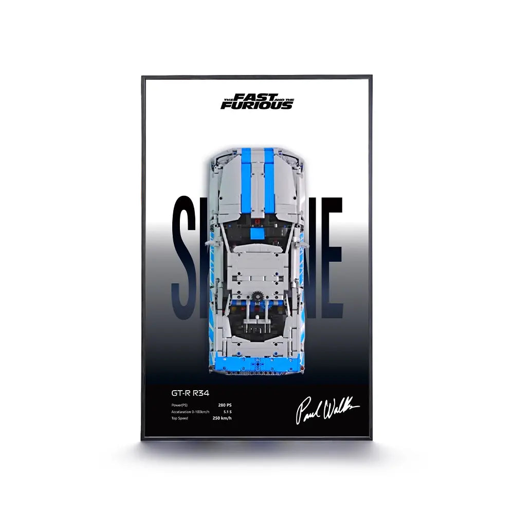 LEGO™ Frame for 2 Fast 2 Furious Nissan Skyline GT-R R34 Car (42210)