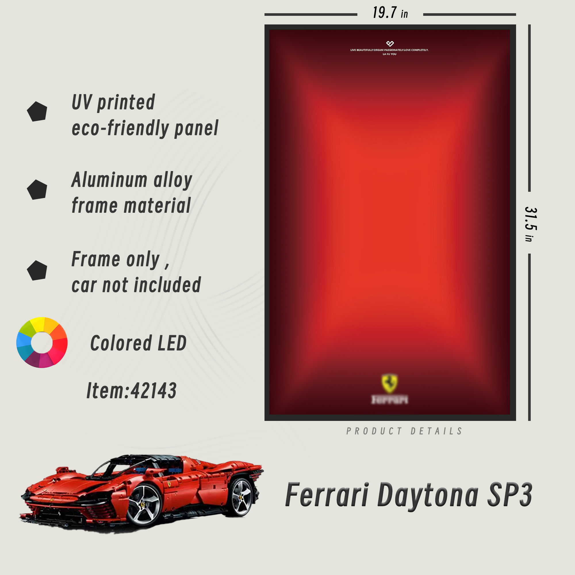 Display Frame for Ferrari  SP3