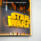 Wall Display Frame for LEGO Star Wars, Batman & Marvel Logos (75407, 76330, 76313)