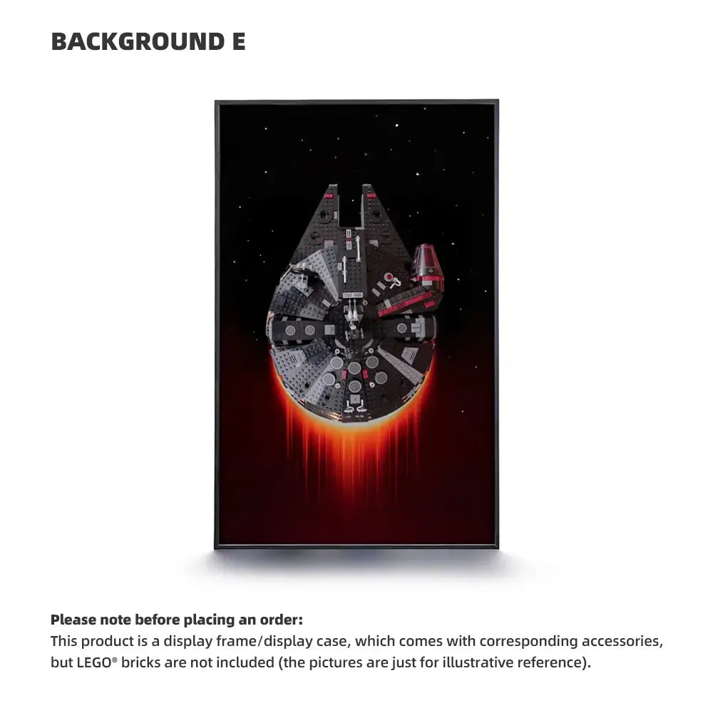 LEGO Display Frame for STAR WARS Dark Millennium Falcon (75389)
