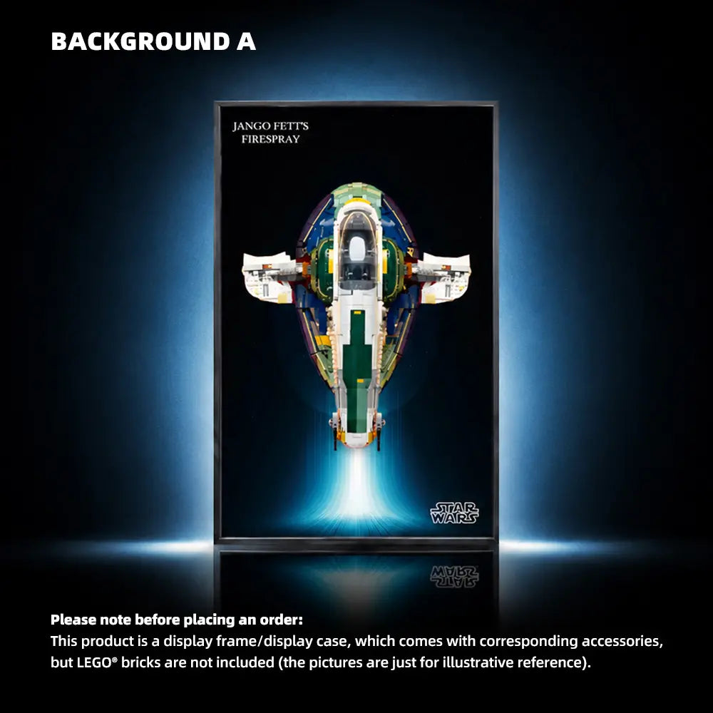 LEGO Display Frame for STAR WARS Jango Fett's Firespray-Class Starship (75409)