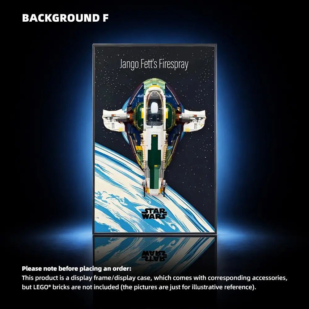 LEGO Display Frame for STAR WARS Jango Fett's Firespray-Class Starship (75409)