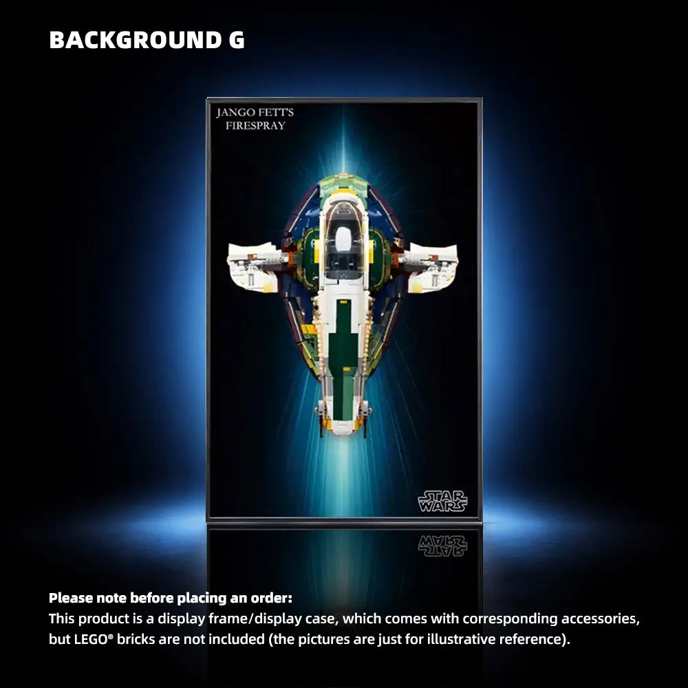 LEGO Display Frame for STAR WARS Jango Fett's Firespray-Class Starship (75409)