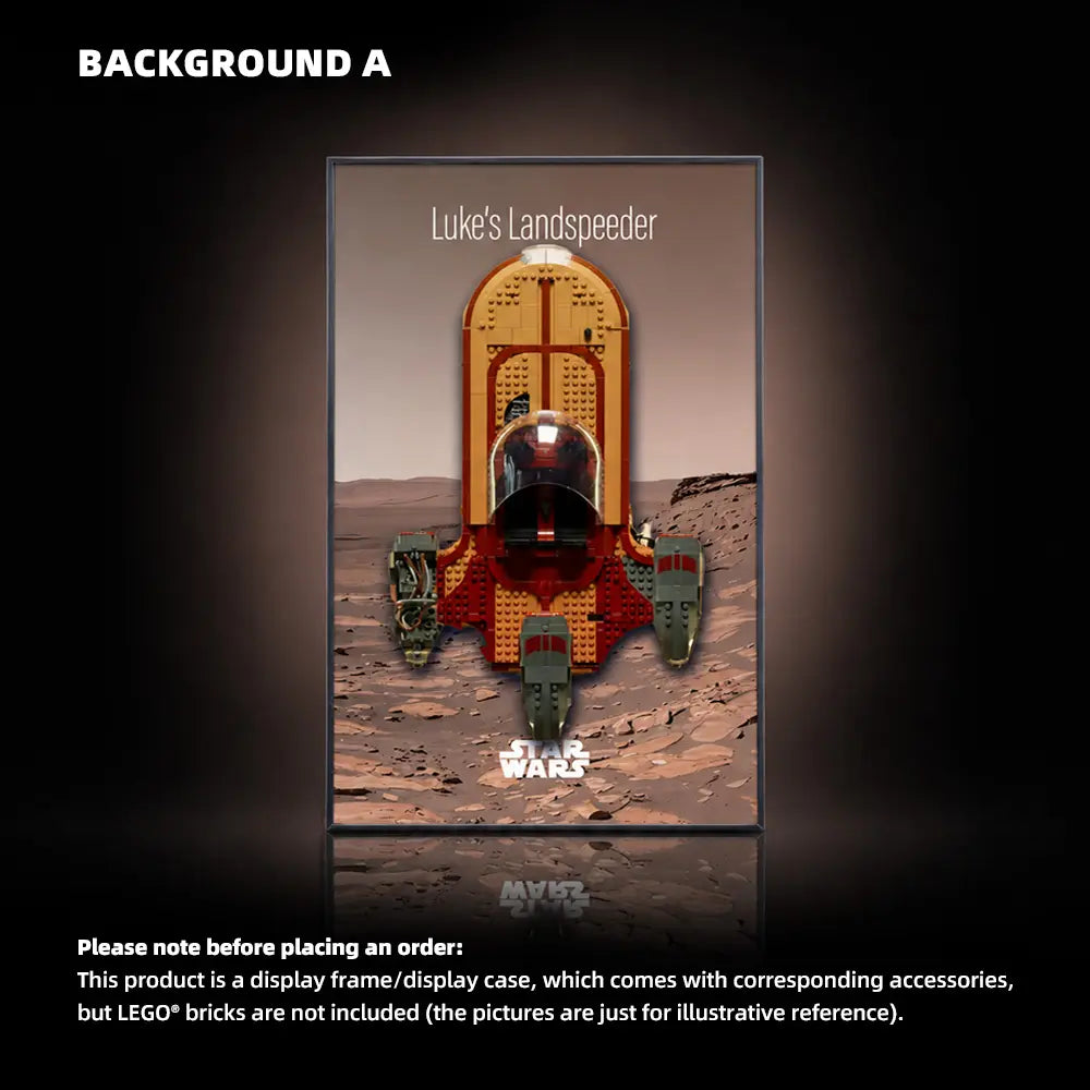 LEGO Display Frame for STAR WARS Luke Skywalker’s Landspeeder (75341)
