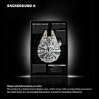 LEGO Display Frame for STAR WARS Millennium Falcon