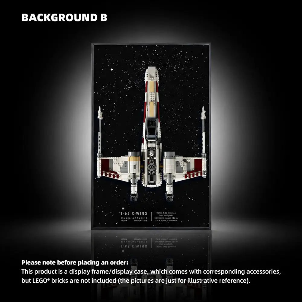 LEGO Display Frame for STAR WARS X-Wing Starfighter (75355)&(10240)