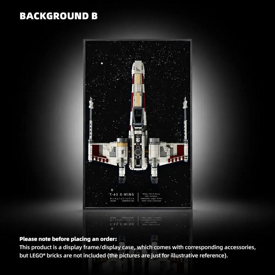 LEGO Display Frame for STAR WARS X-Wing Starfighter (75355)&(10240)