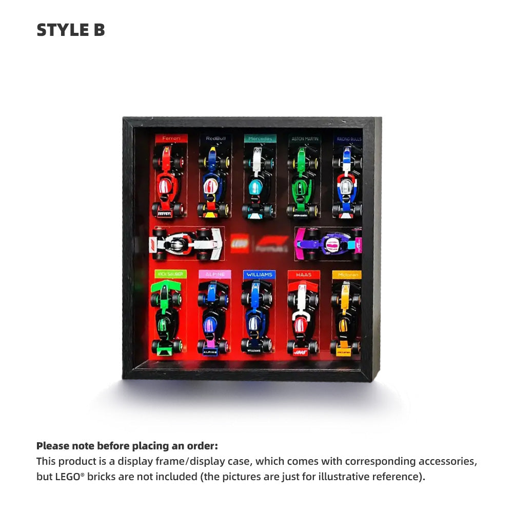 LEGO F1 Collectible Race Cars 71049 Display Case – Dia Display Studio