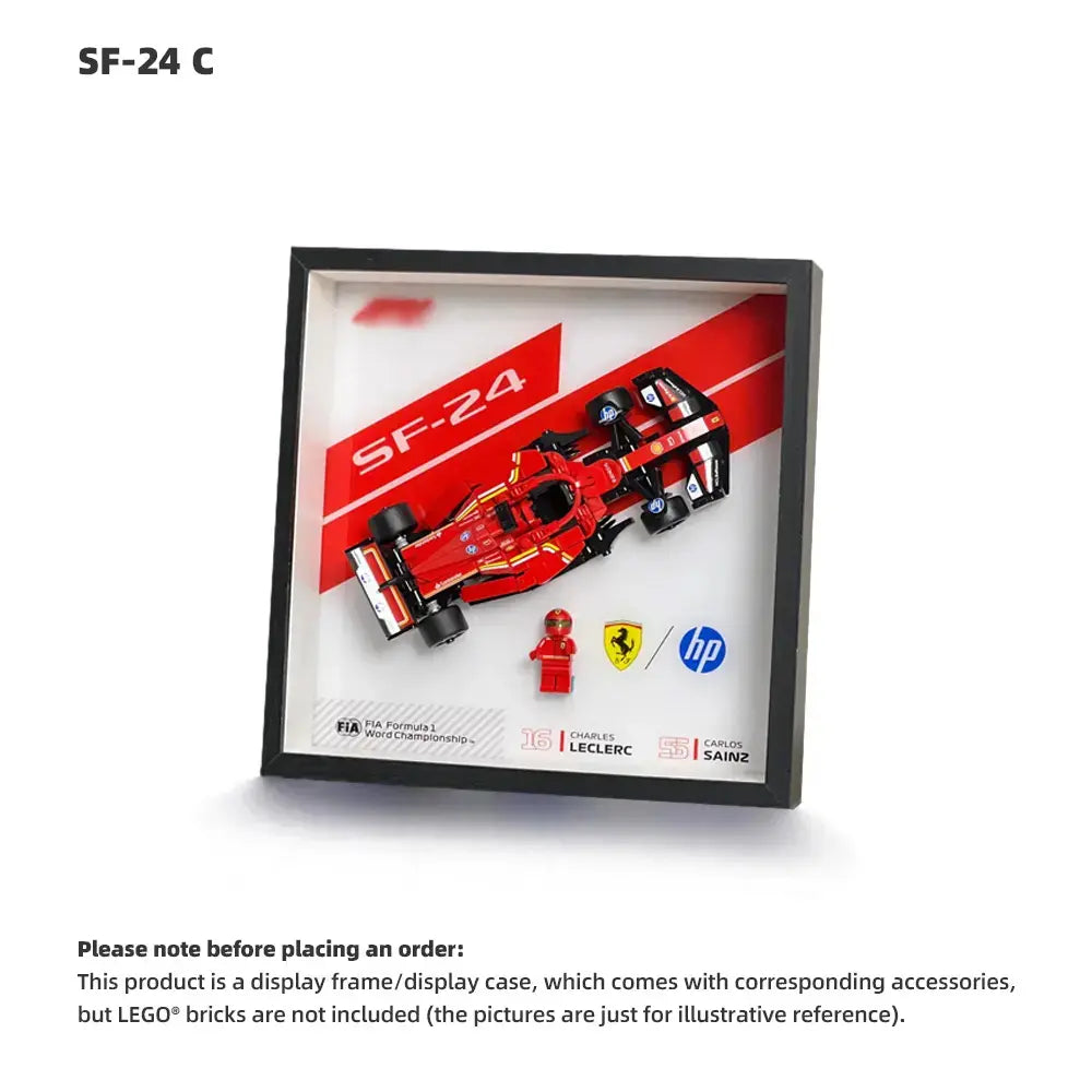 LEGO F1 Display Case for Speed Champions series 2025 77242C