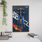 LEGO F1 Display Frame for Oracle Red Bull Racing RB20 (42206)