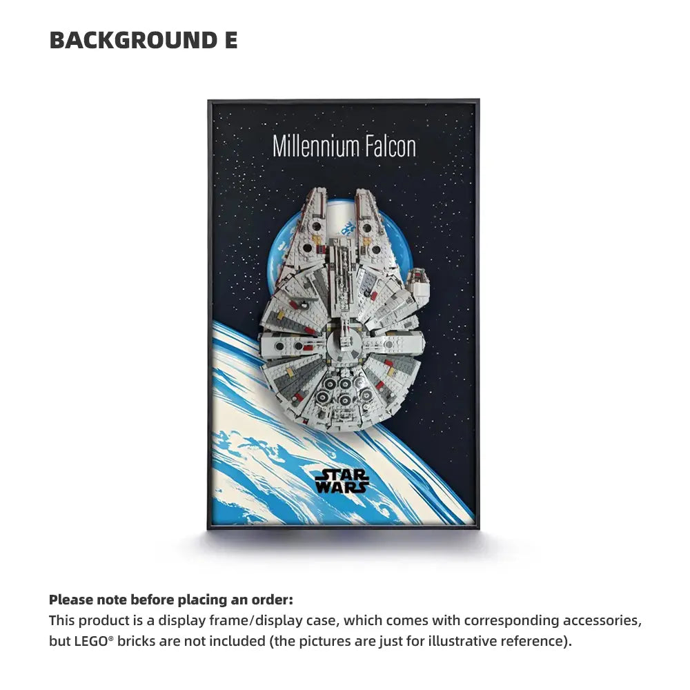 LEGO Display Frame for STAR WARS Millennium Falcon (75257)