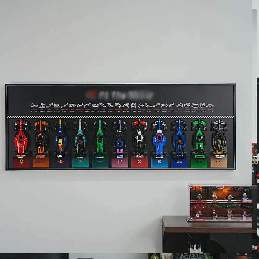 LEGO F1 Display  Frame for Speed Champions Series The Movie