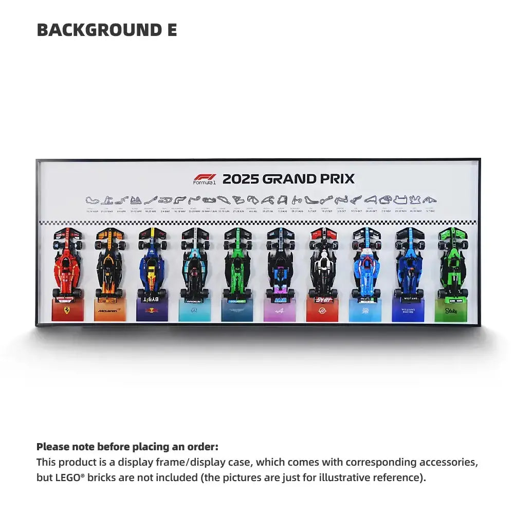 LEGO F1 Display Frame for Speed Champions series 2025 PLUS