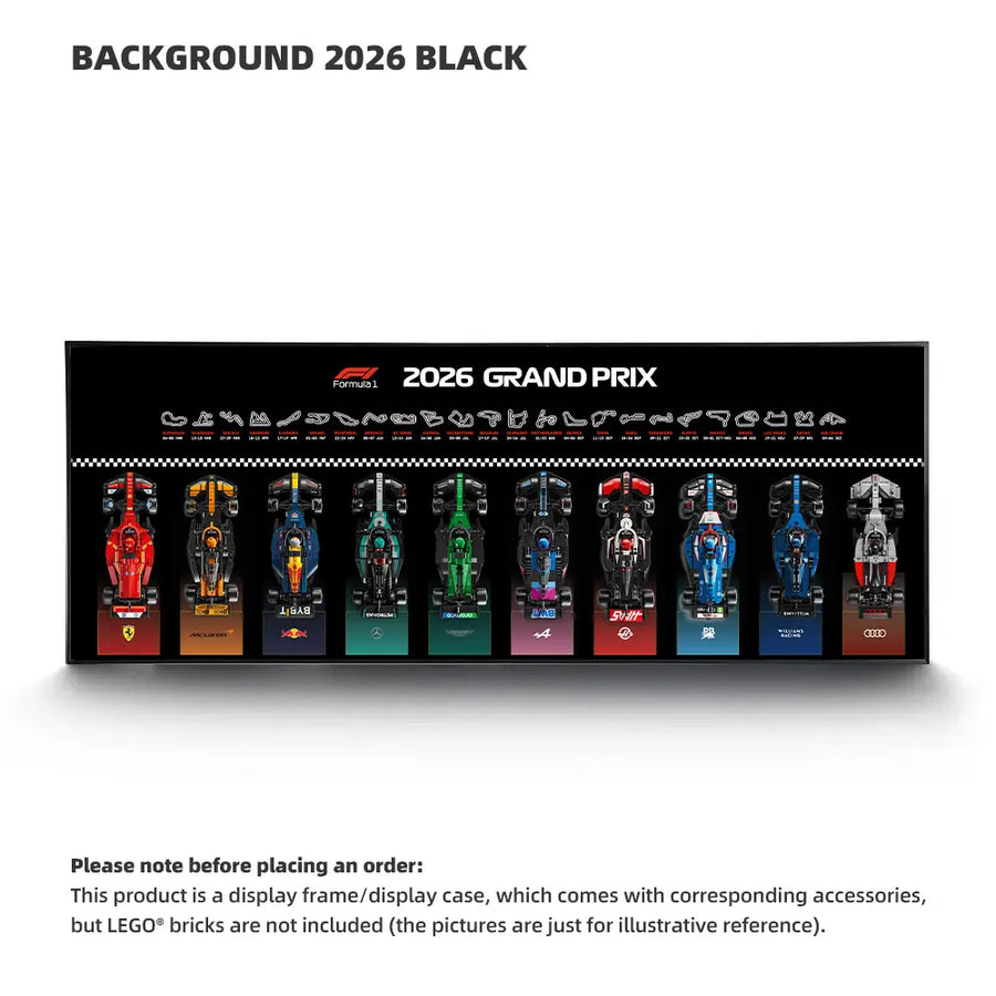 LEGO F1 Display Frame for Speed Champions series 2026 PLUS
