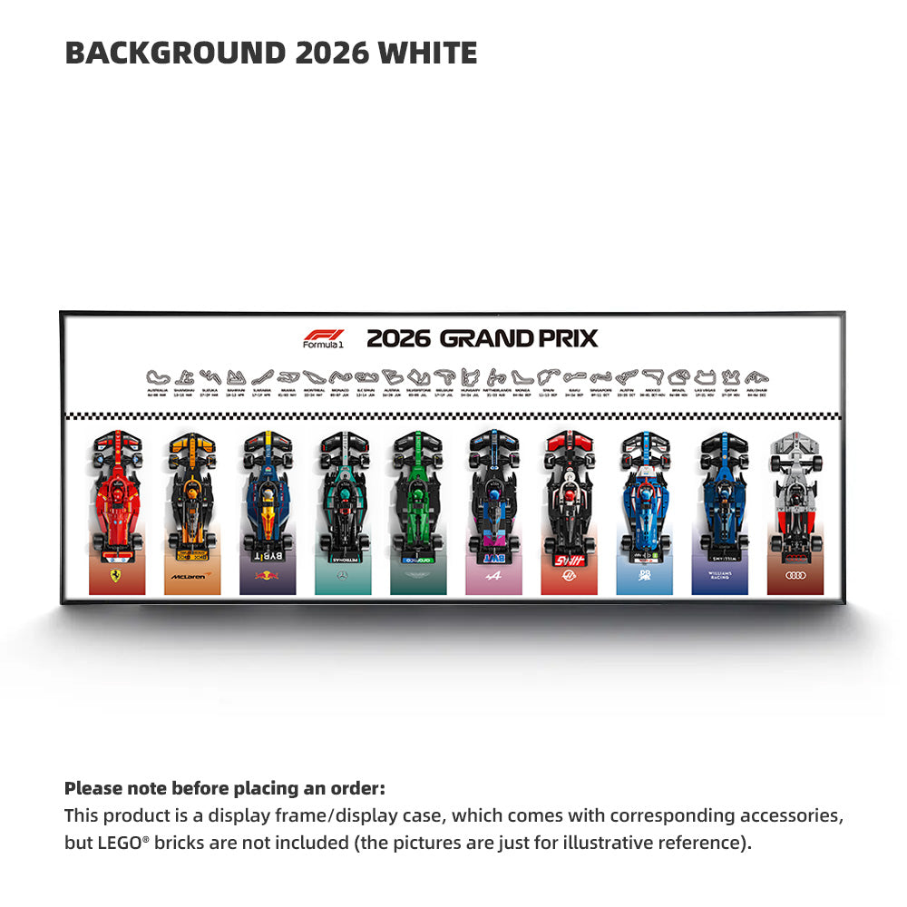 LEGO F1 Display Frame for Speed Champions series 2026 PLUS