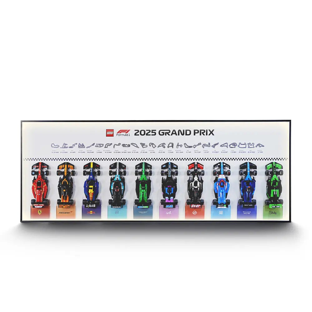 Cadre d'exposition LEGO™  Speed Champion F1 series PLUS