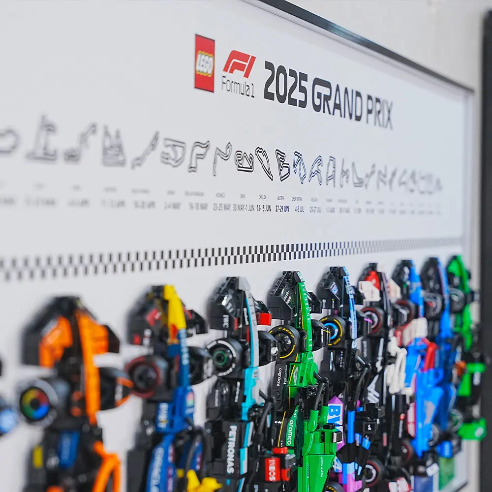 Cadre d'exposition LEGO™  Speed Champion F1 series PLUS