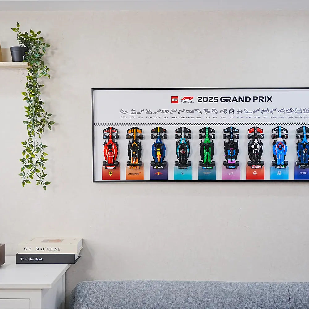 Cadre d'exposition LEGO™  Speed Champion F1 series PLUS