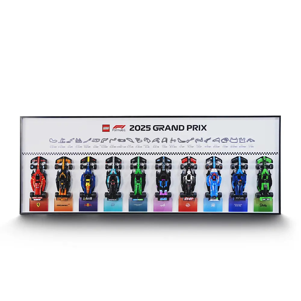 Cadre d'exposition LEGO™  Speed Champion F1 series PLUS