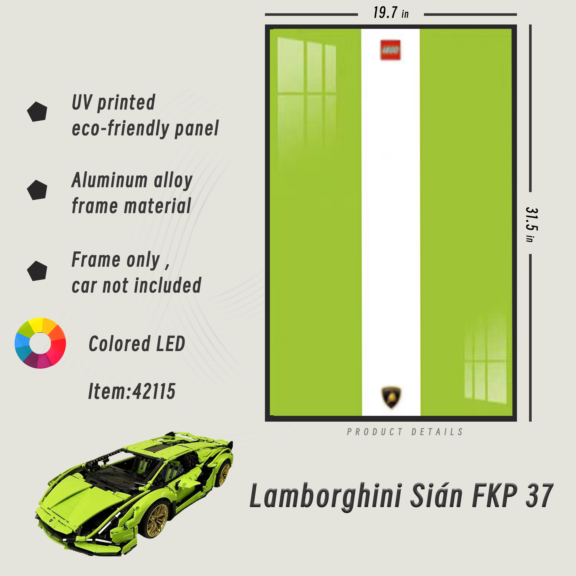 Display Frame for Lamborghini Sián FKP 37