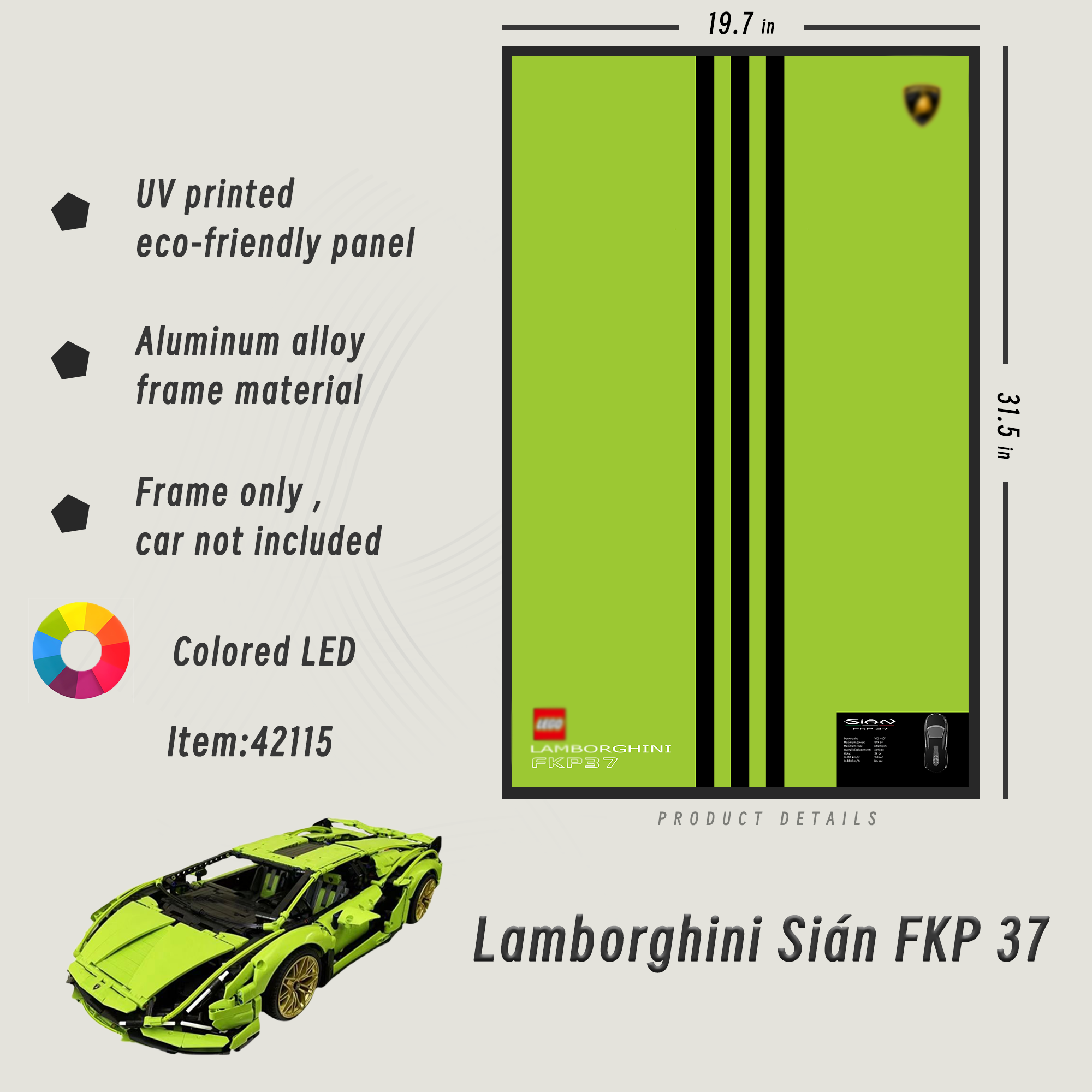 Display Frame for Lamborghini Sián FKP 37