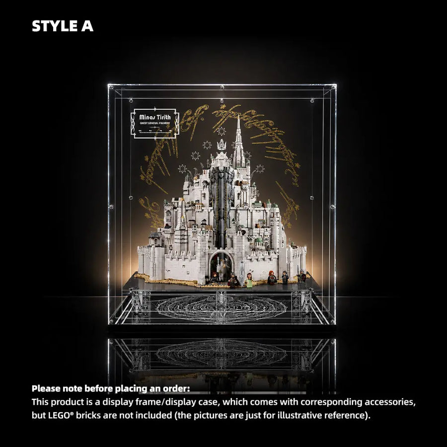 Acrylic Display Case for LEGO® The Lord of the Rings: Minas Tirith (11377)[Pre-sale items will be dispatched within 15 days]