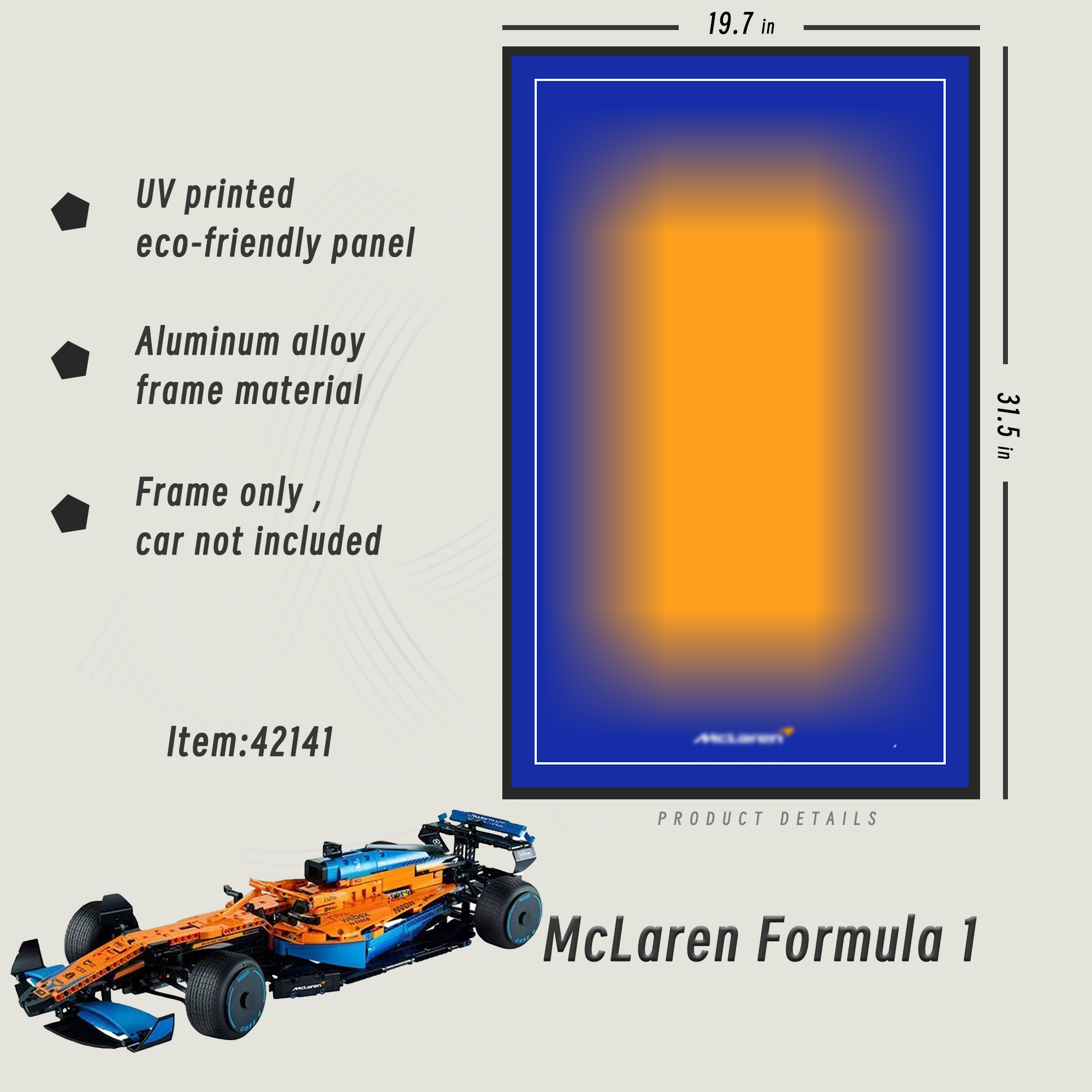 Display Frame for McLaren Formula 1™ Race Car