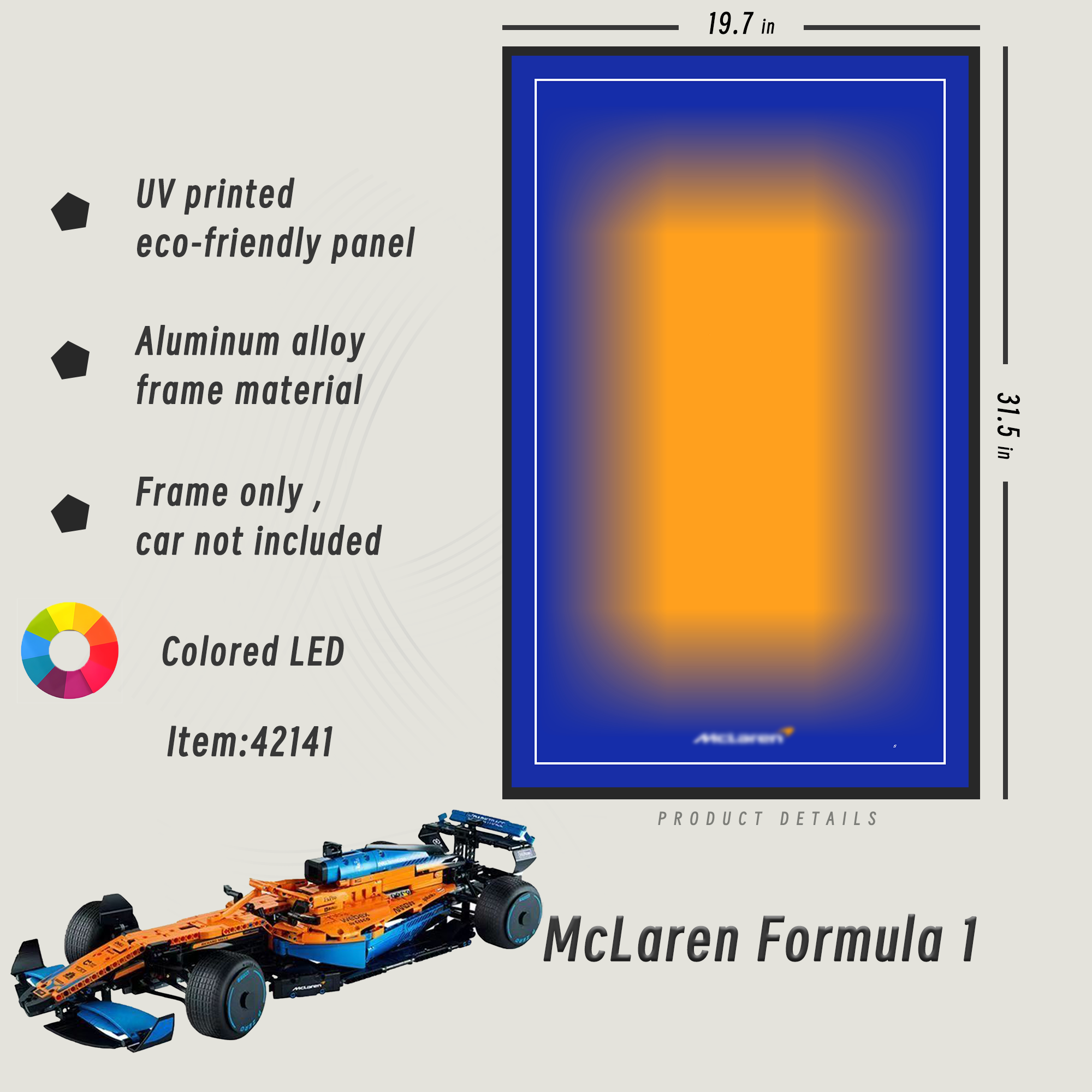 Display Frame for McLaren Formula 1™ Race Car