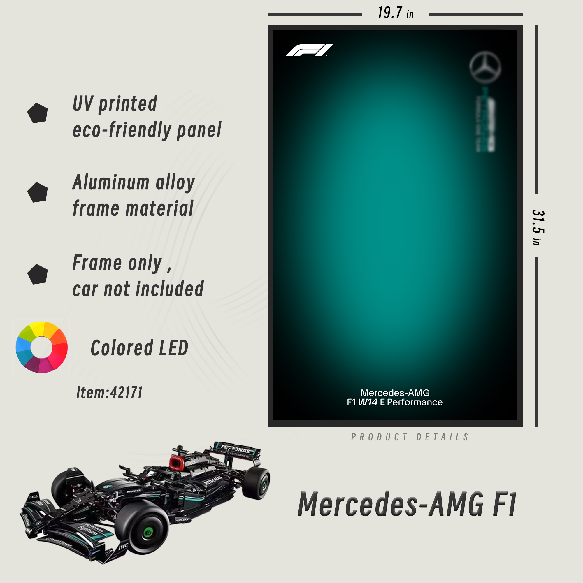 Display Frame for Mercedes-AMG F1 W14 E Performance