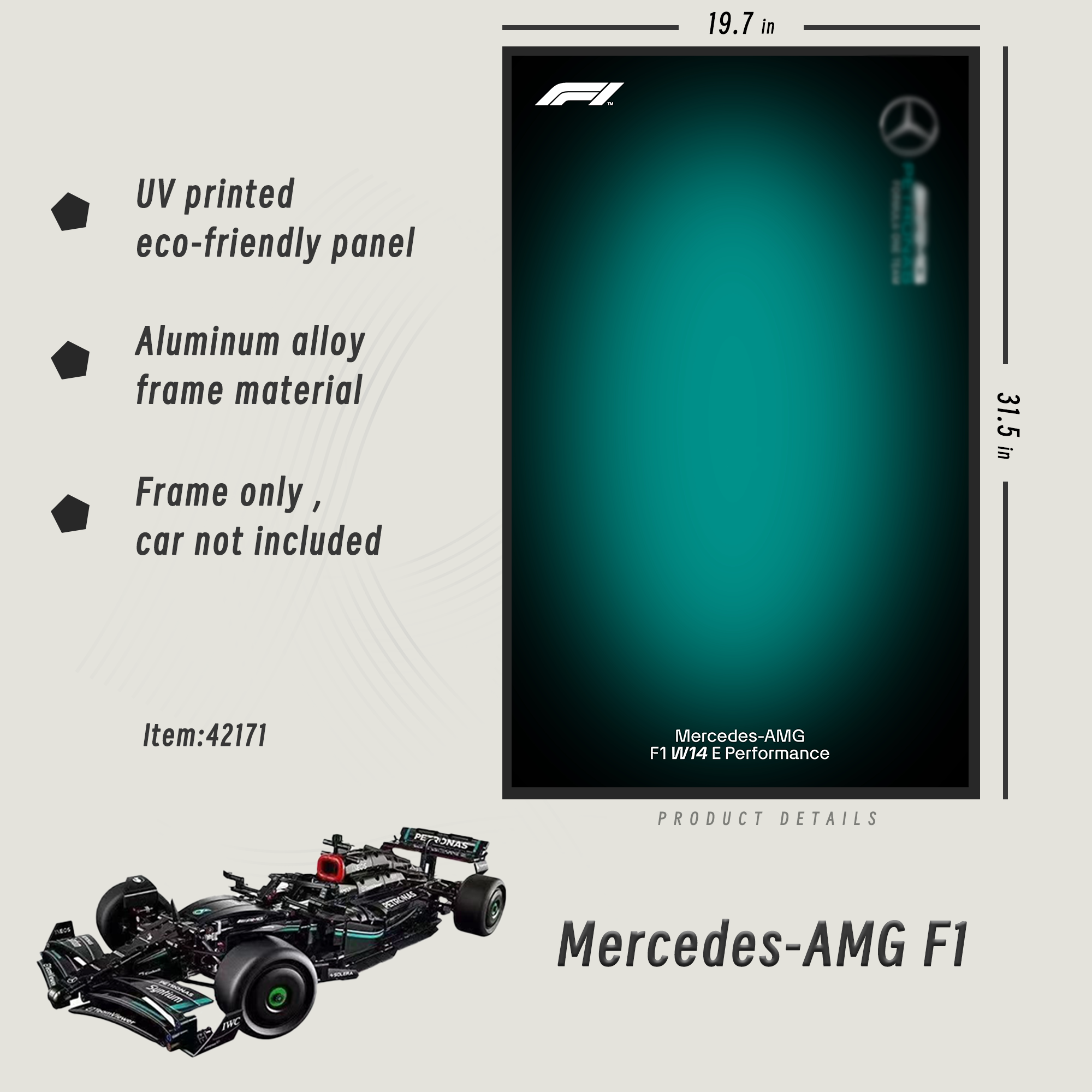 Display Frame for Mercedes-AMG F1 W14 E Performance